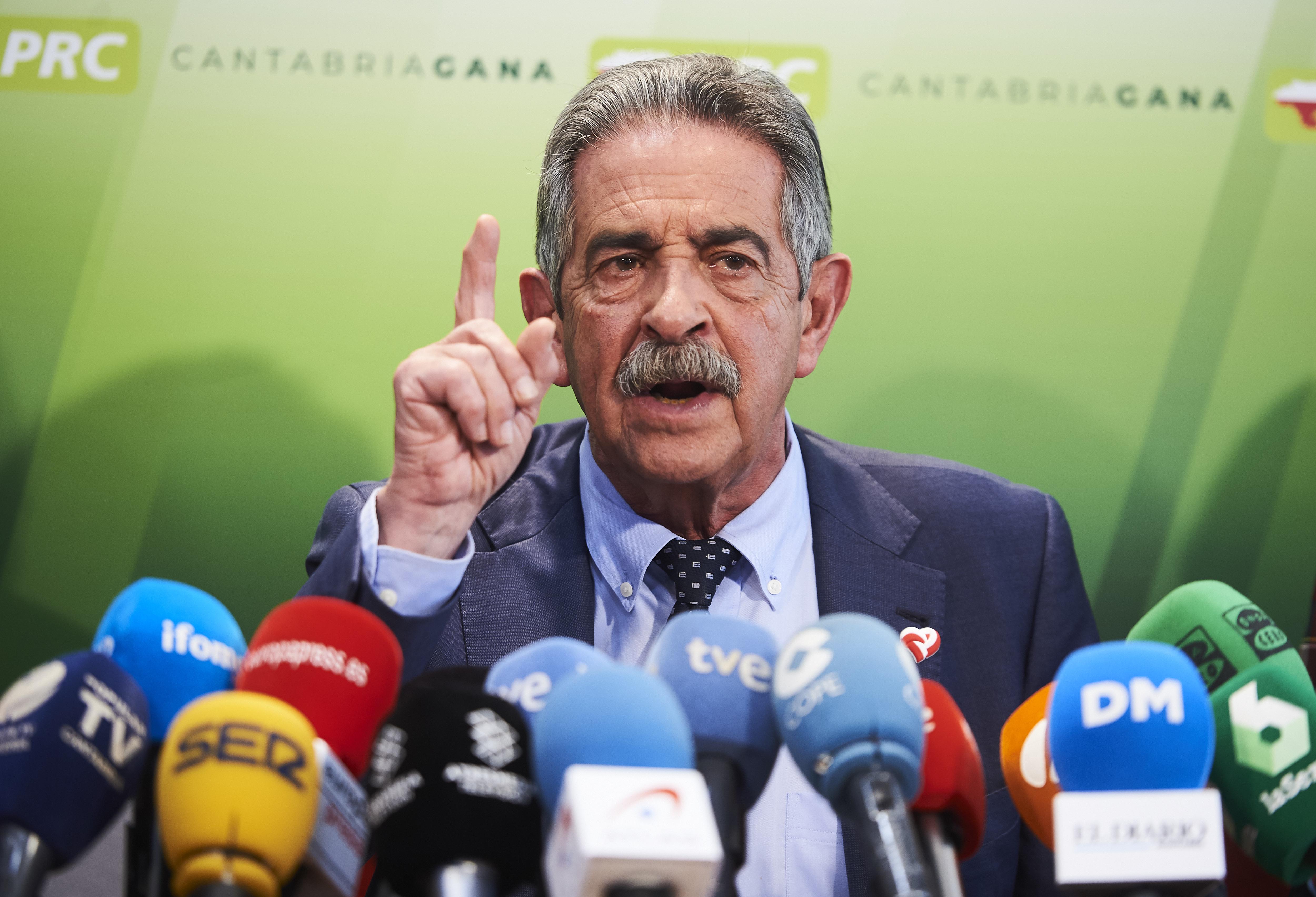 El secretario general del PRC, Miguel Ángel Revilla 