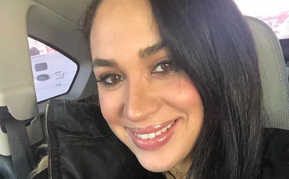 La azafata Christine Mathis, doble de Meghan Markle. Instagram de Mathis