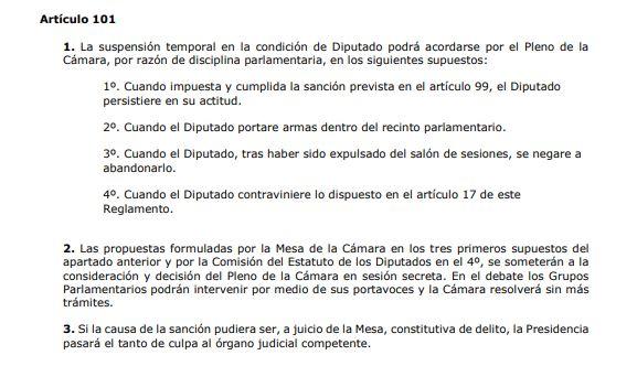 Reglamento Interno del Congreso de los Diputados. Reglamento Interno del Congreso de los Diputados.