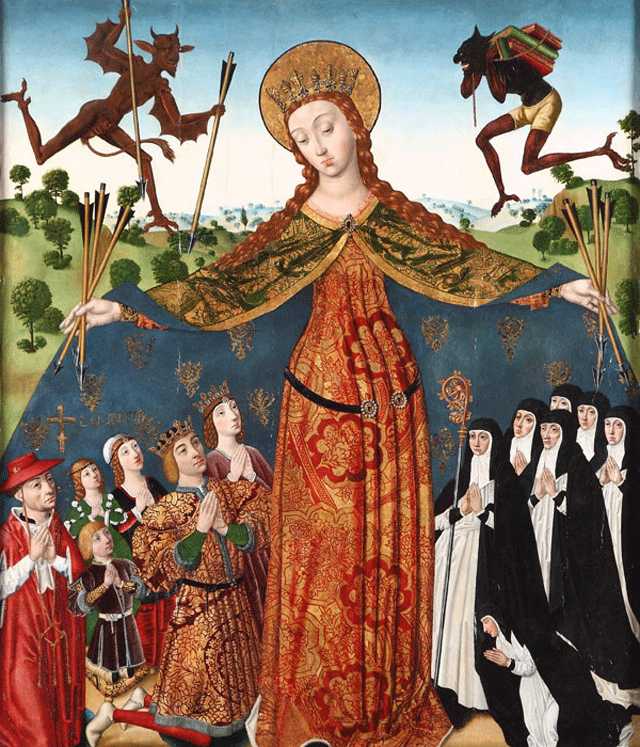 Cuadro de la Virgen de la Misericordia de Diego de la Cruz Cuadro de la Virgen de la Misericordia de Diego de la Cruz
