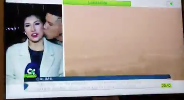 Reportera acosada en directo en la televisión pública canaria