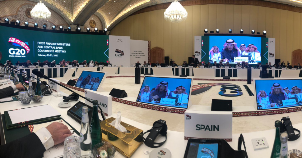 Reunión de ministros de Economía y Finanzas del G-20 en Riad (Arabia Saudí)
