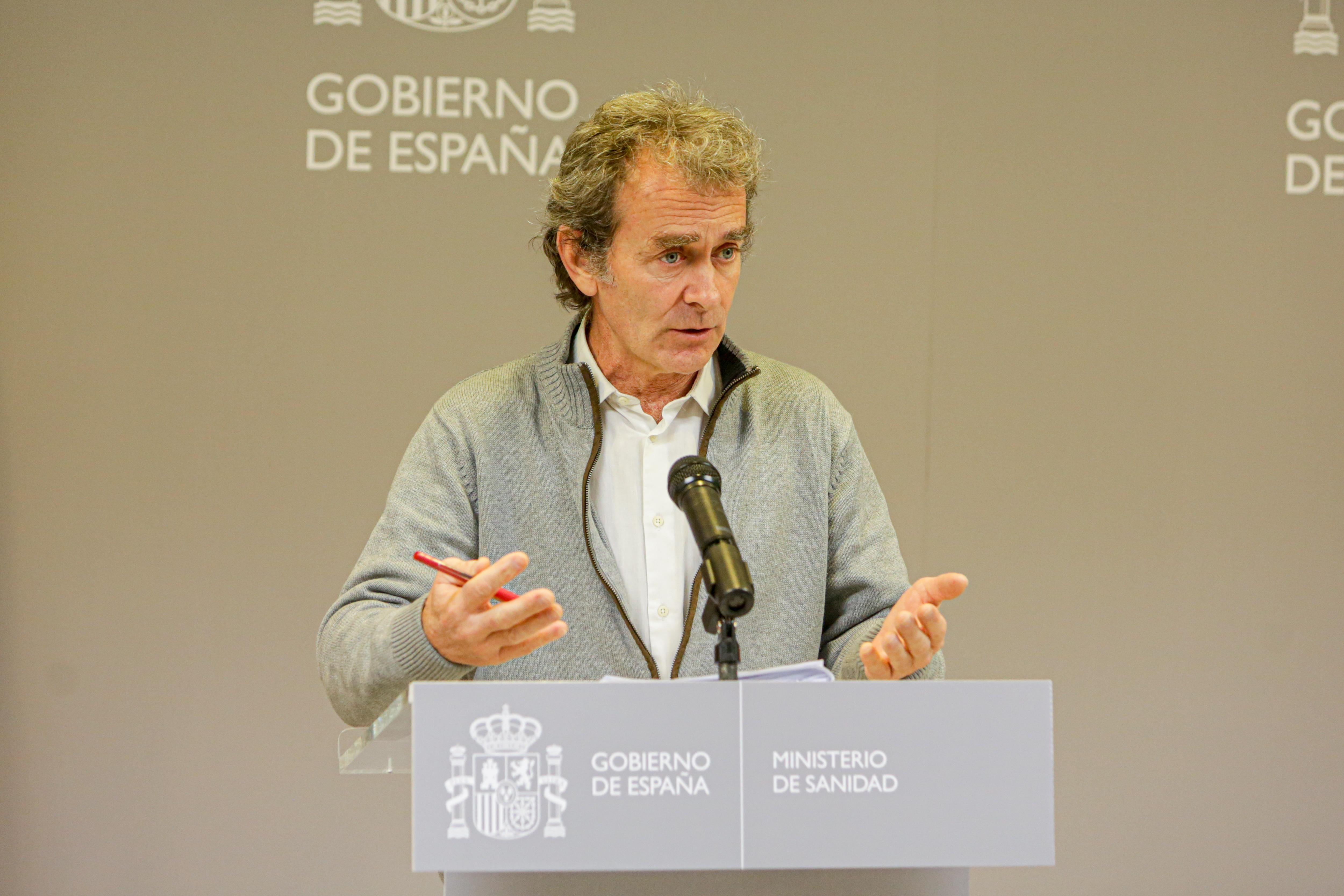 EuropaPress / El director del Centro de Alertas y Emergencias Sanitarias Fernando Simón durante la rueda de prensa prensa posterior a la reunión del Comité de Seguimiento del Coronavirus celebrada en el