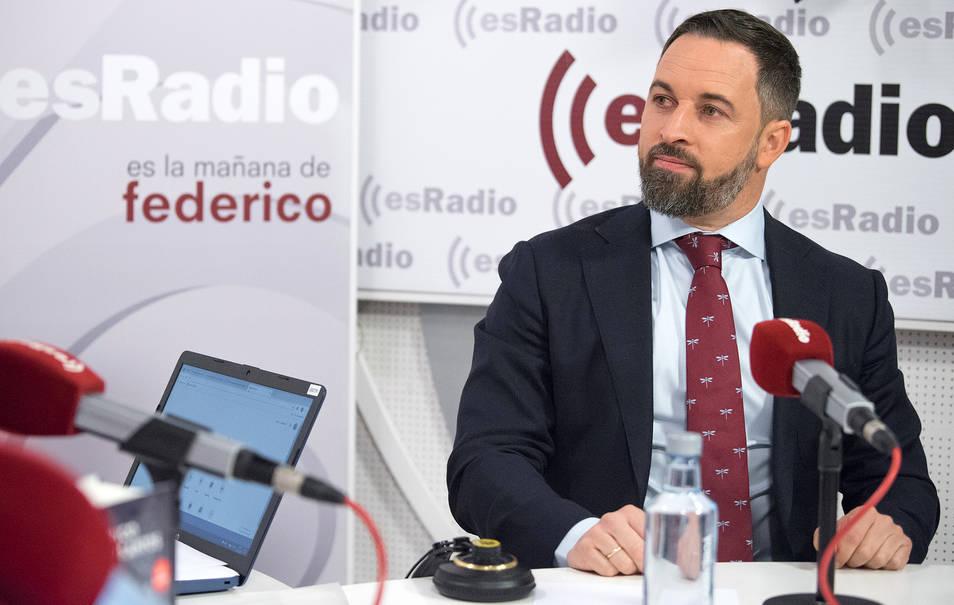 Santiago Abascal en Esradio. David Alonso Rincón para Libertad Digital