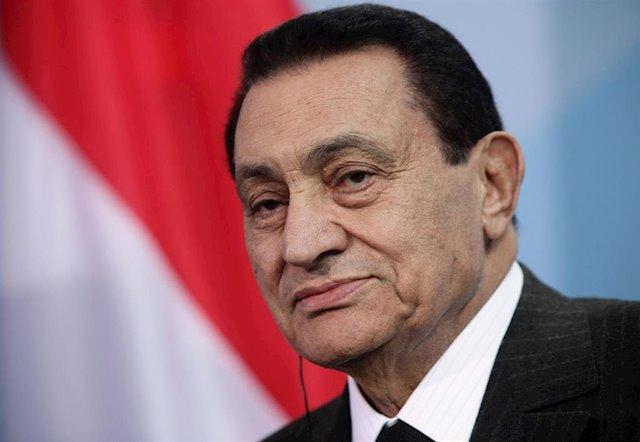 El expresidente de Egipto Hosni Mubarak. Fuente: Europa Press.