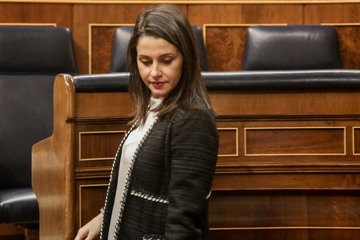 Inés Arrimadas en el Congreso de los Diputados