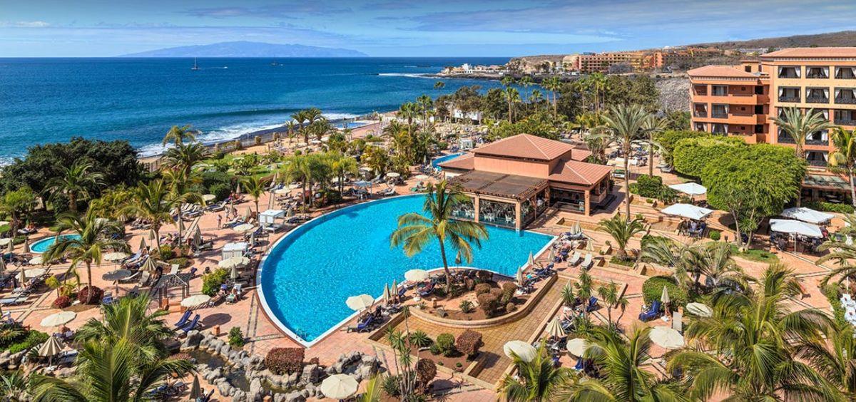 Hotel H10 Costa Adeje Palace en Adeje al sur de Tenerife donde permanecieron en cuarentena un millar de personas.