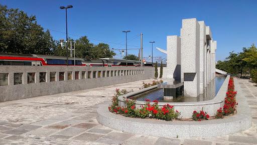 El monumento de homenaje a las víctimas del 11-M en El Pozo (Madrid).