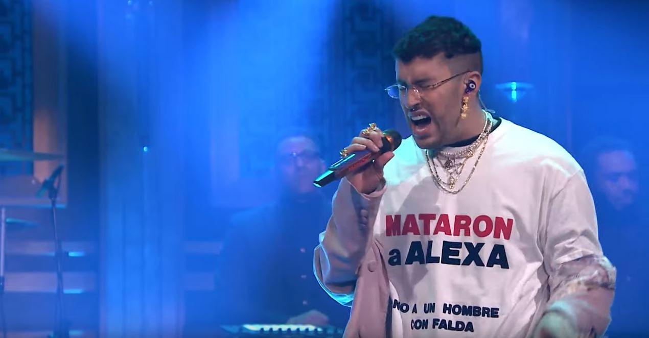 Bad Bunny en The Tonight Show