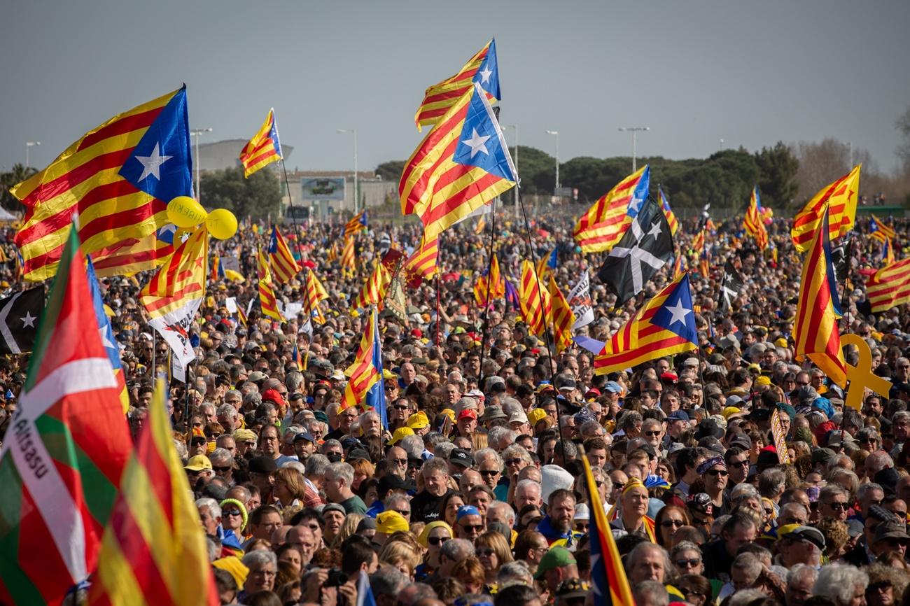 Acto del Consell per la República en Perpignan. 