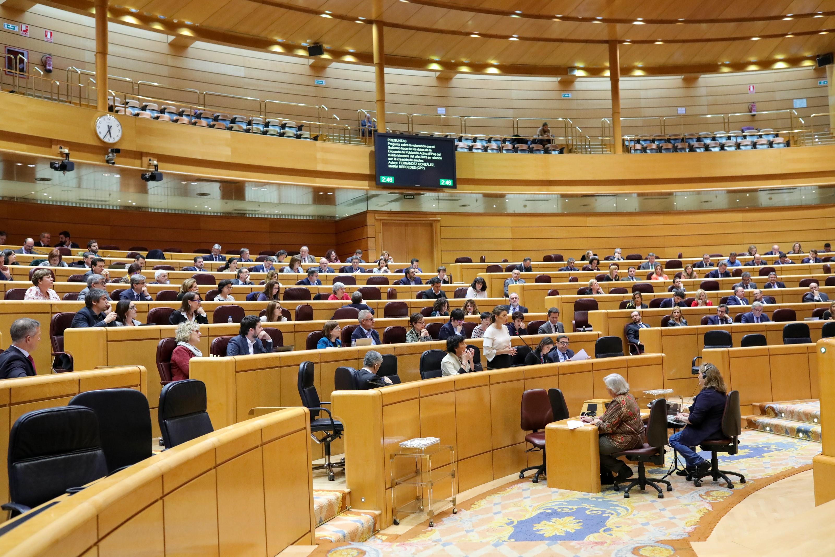 Hemiciclo del Senado. EP.