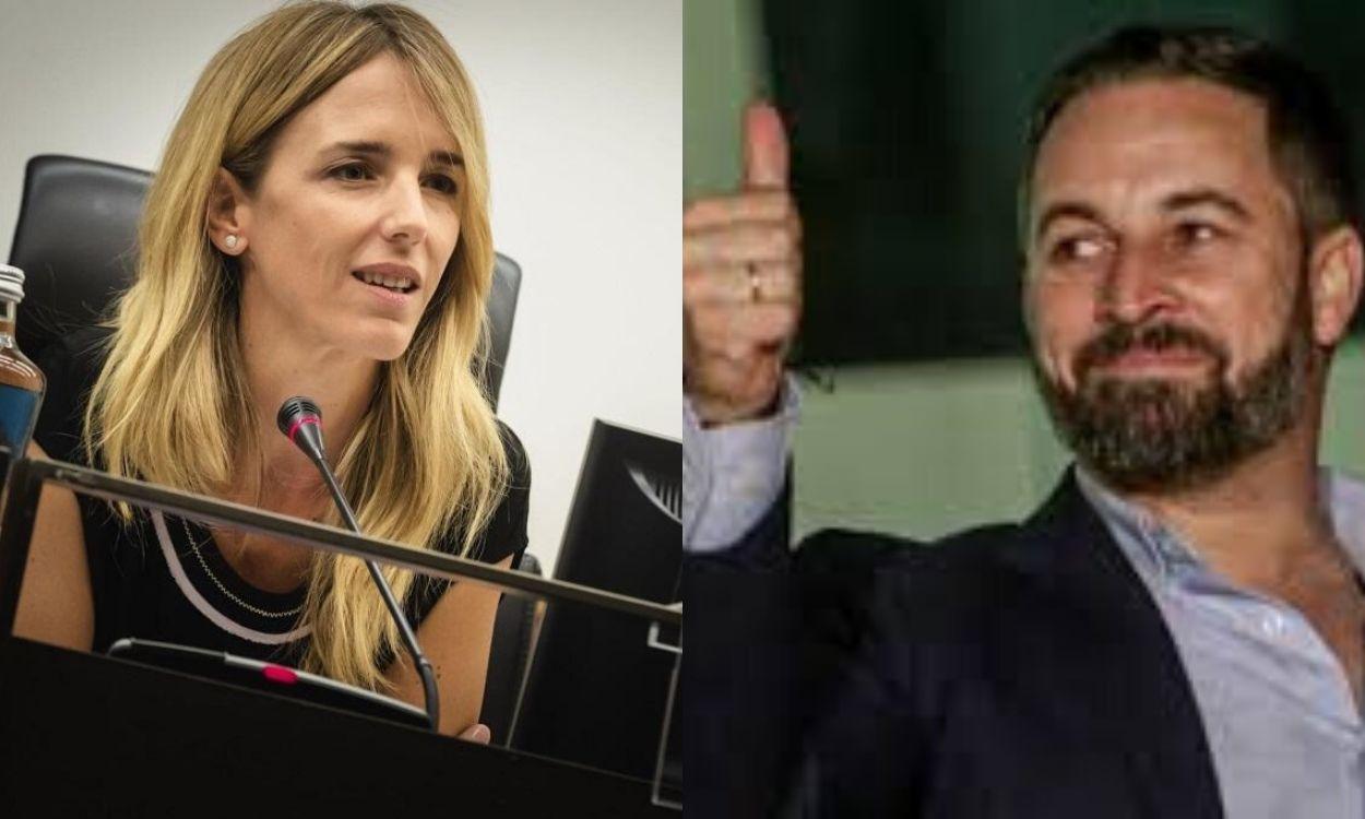 Fotomontaje con imágenes de Cayetana Álvarez de Toledo y Santiago Abascal