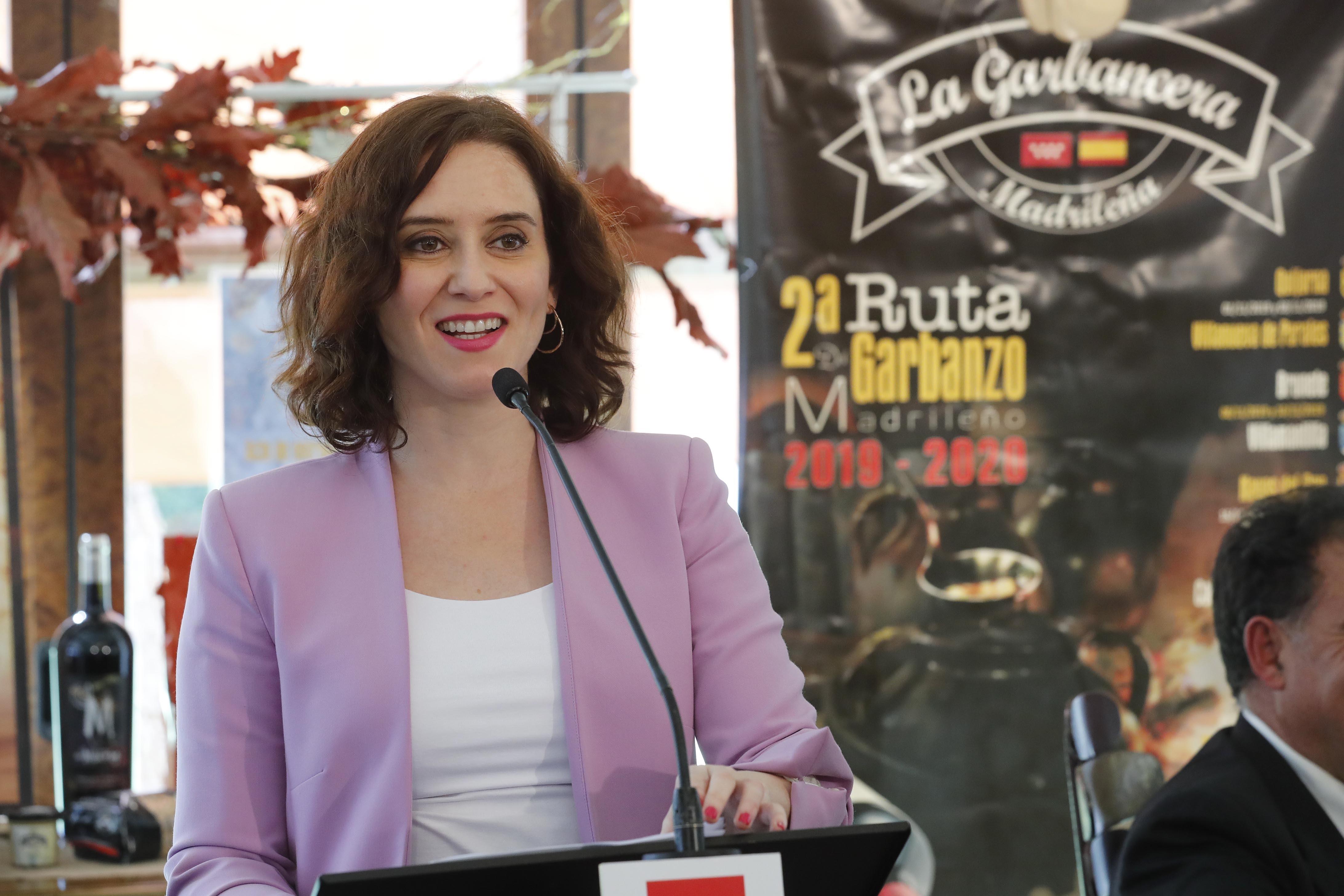 La presidenta de la Comunidad de Madrid Isabel Díaz Ayuso. Fuente: EP.