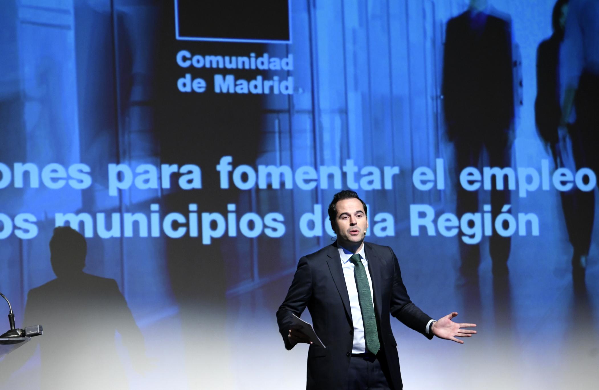 El vicepresidente de la Comunidad de Madrid, Ignacio Aguado, presenta las subvenciones regionales