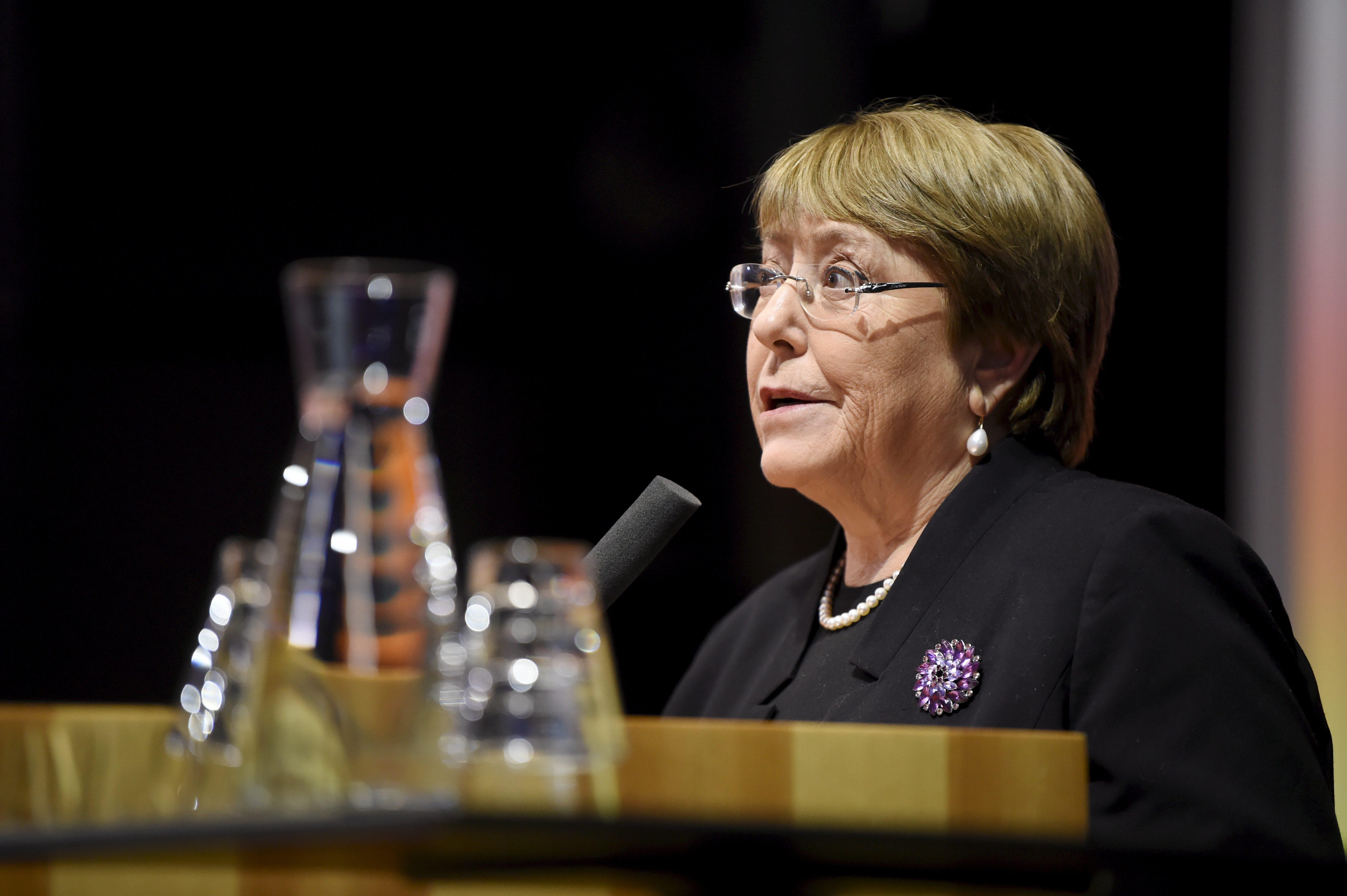 La Alta Comisionada de los Derechos Humanos, Michelle Bachelet. Fuente: EP.
