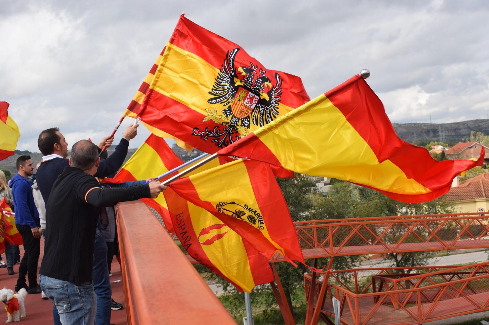 Imagen de una manifestación de España 2000. Twitter