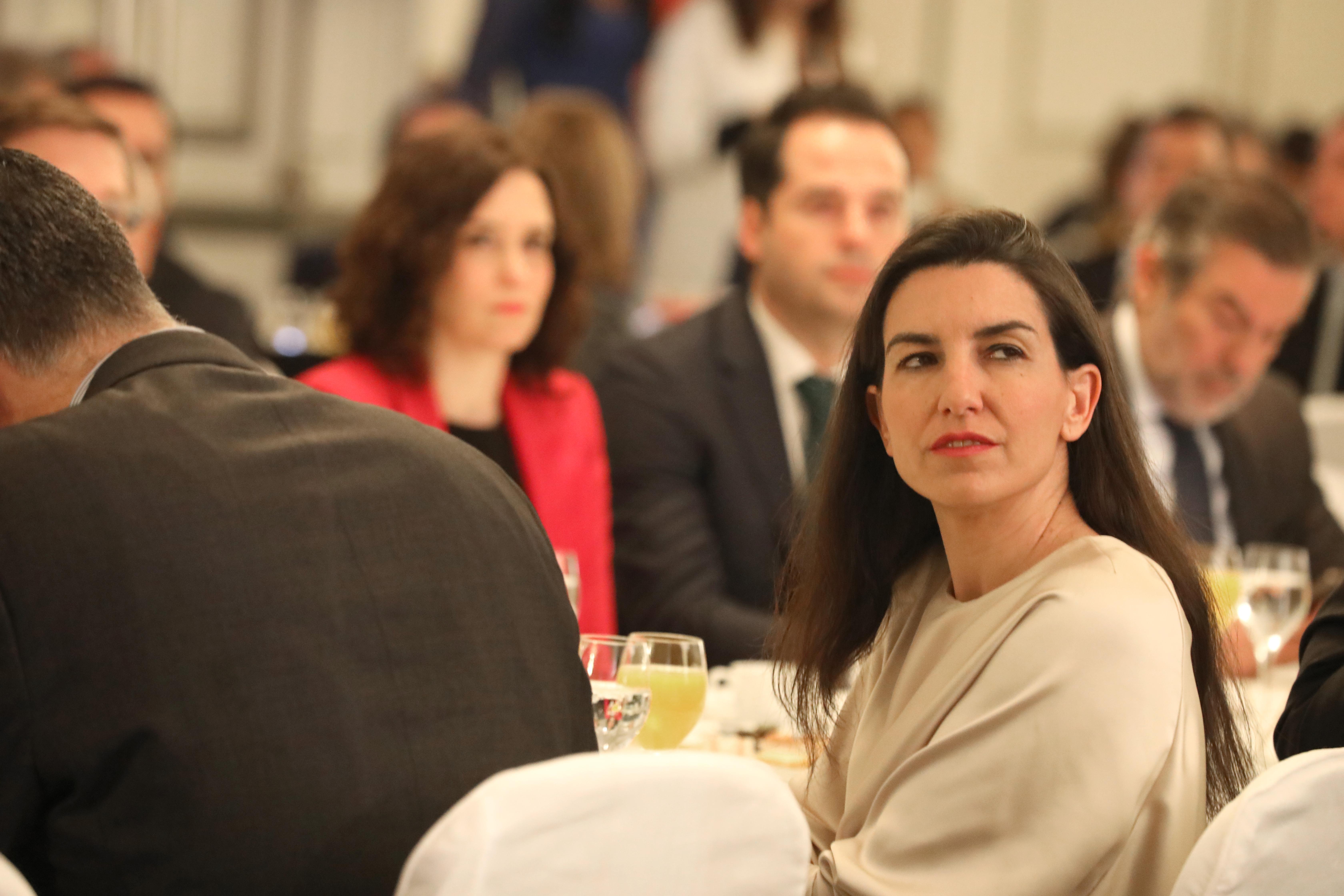 La portavoz de Vox en la Asamblea de Madrid, Rocío Monasterio. 