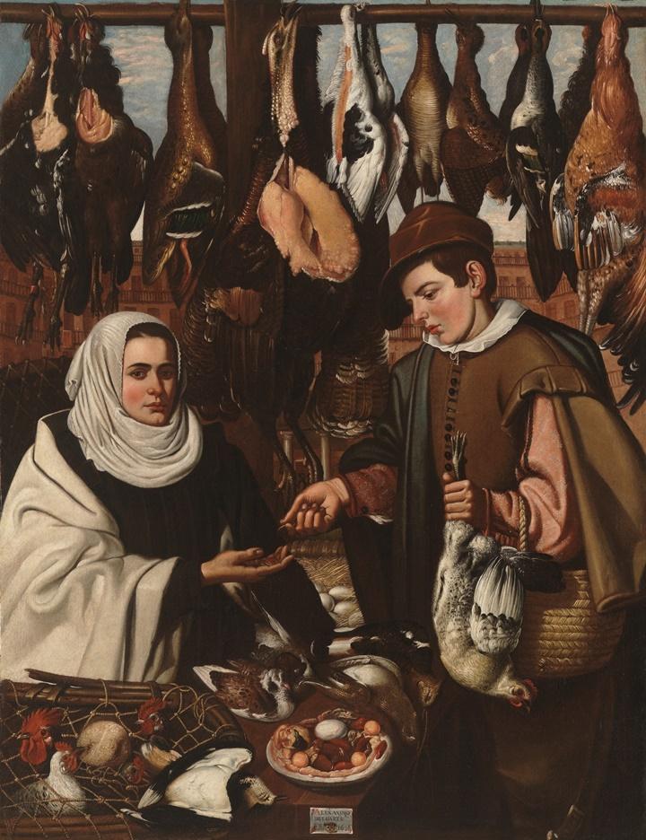 Superar las dificultades empresariales que se le planteaban a una mujer en el siglo XVI era una verdadera hazaña. En la imagen La Gallinera, de Alejandro de Loarte. (Museo del Prado)