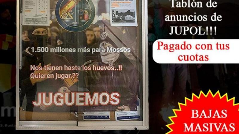 Cartel No nos representan contra Jusapol