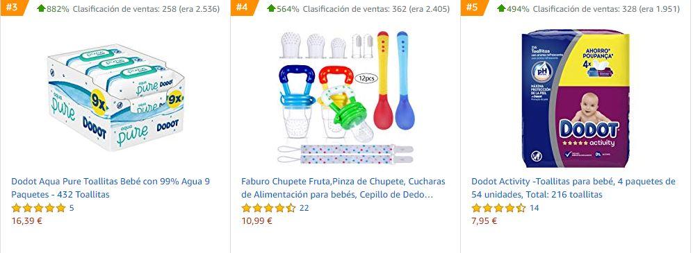 Toallitas bebés amazon