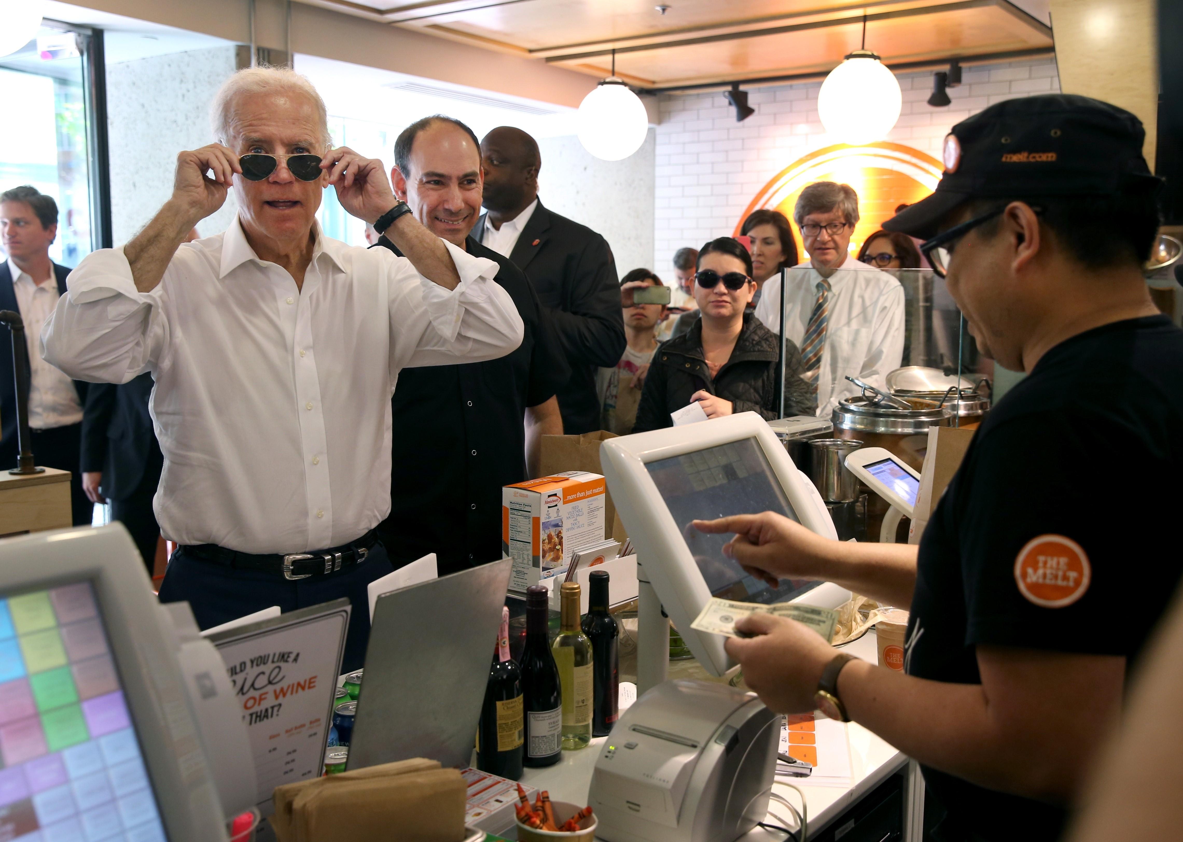 Joe Biden, precandidato demócrata, en San Francisco. EP