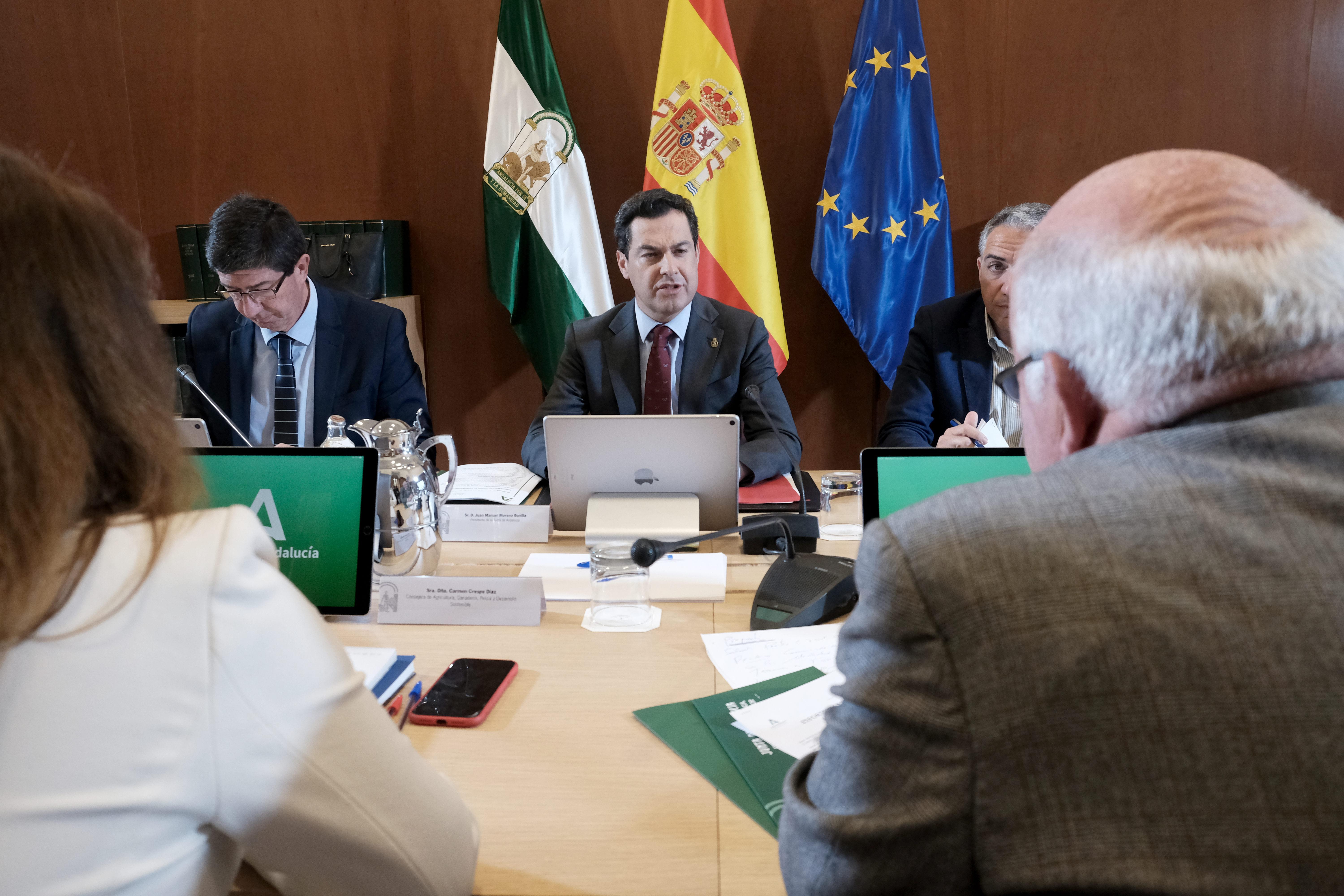 El presidente de la Junta de Andalucía Juanma Moreno. Europa Press