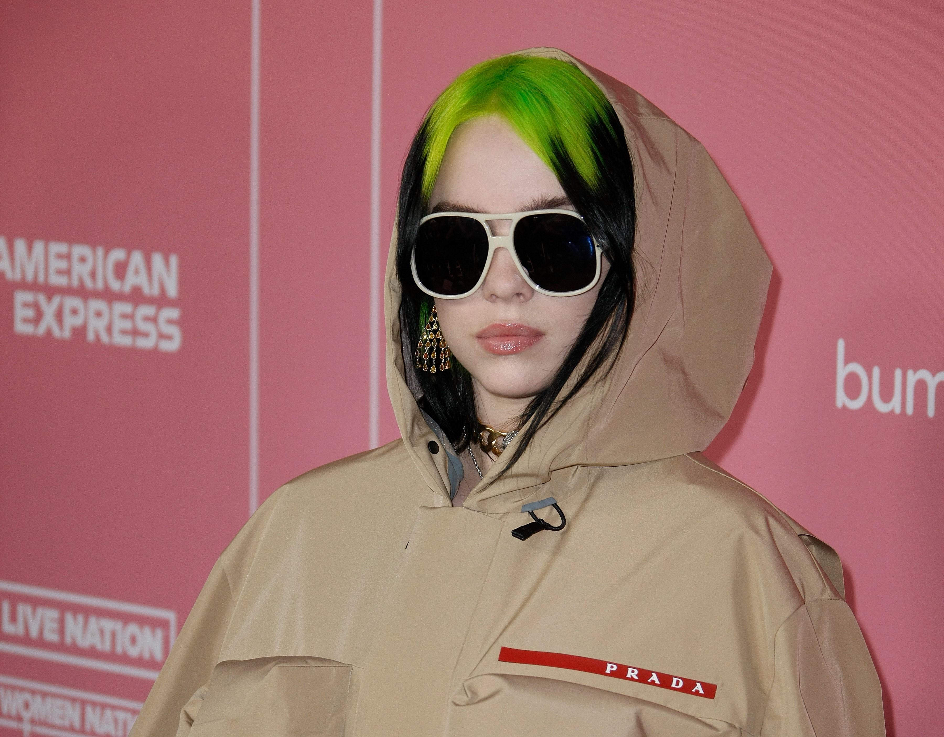 La artista americana Billie Eilish