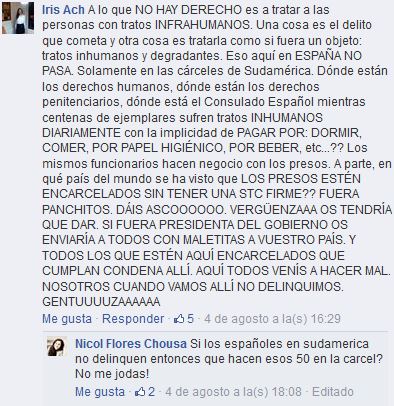 Nueva muestra de racismo en Nuevas Generaciones: "Fuera panchitos, dáis ascoooo... Aquí todos venís a hacer mal"