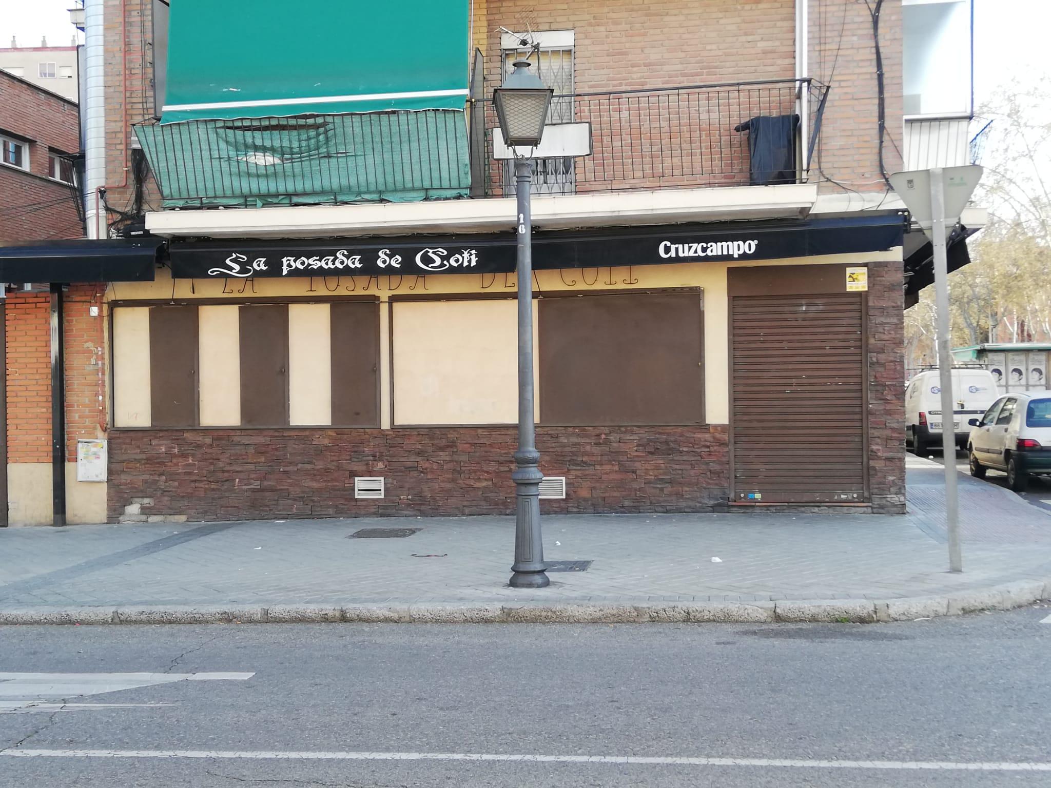Imagen de un bar cerrado por la crisis del coronavirus