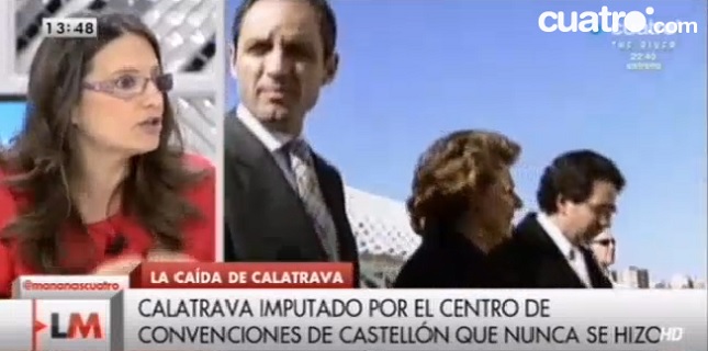 Mónica Oltra advierte sobre las ‘pifias’ de Calatrava: “Estoy convencida de que detrás de esto hay financiación ilegal del PP” Mónica Oltra advierte sobre las ‘pifias’ de Calatrava: “Estoy convencida de que detrás de esto hay financiación ilegal del PP”