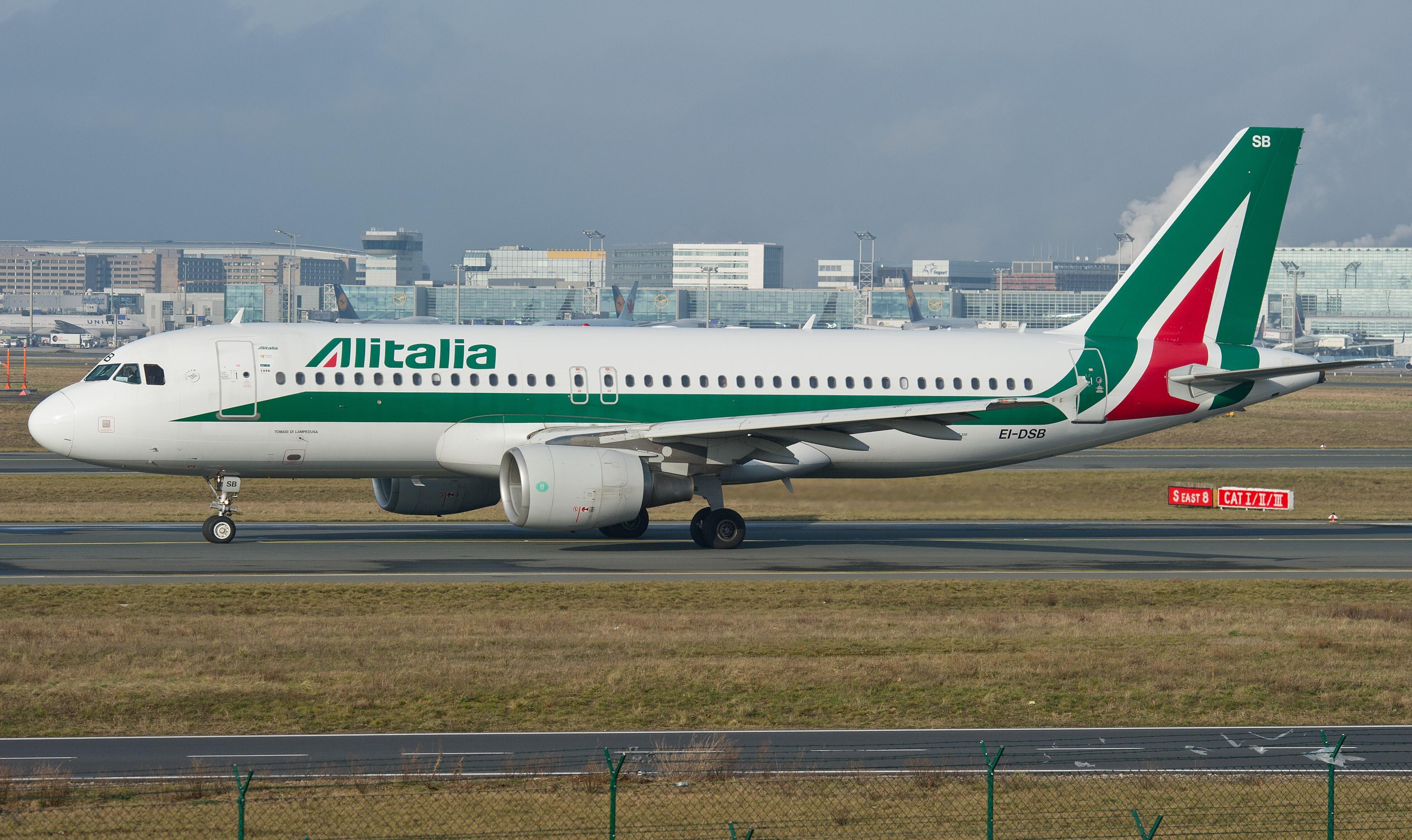 Avión de Alitalia