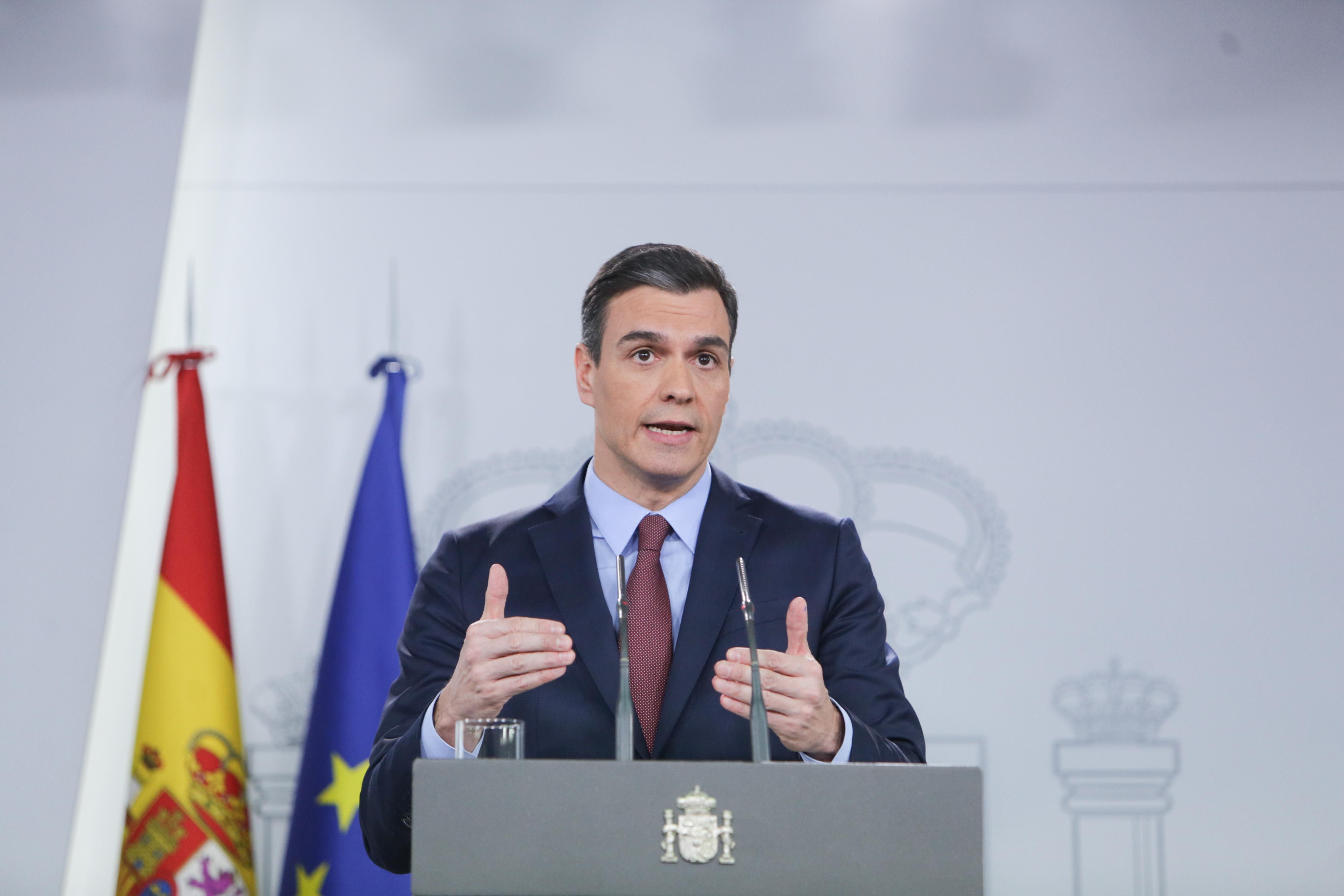 El presidente del Gobierno, Pedro Sánchez. Fuente: EP.