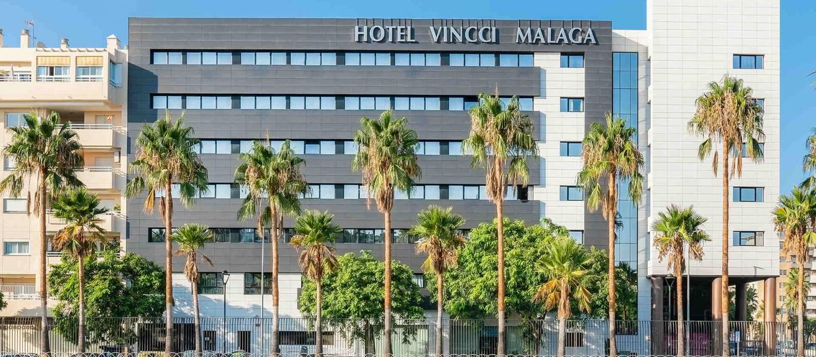 Fachada del Hotel Vincci en Málaga