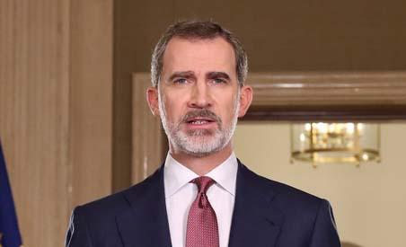 El Rey Felipe VI habla por el coronavirus. EP 