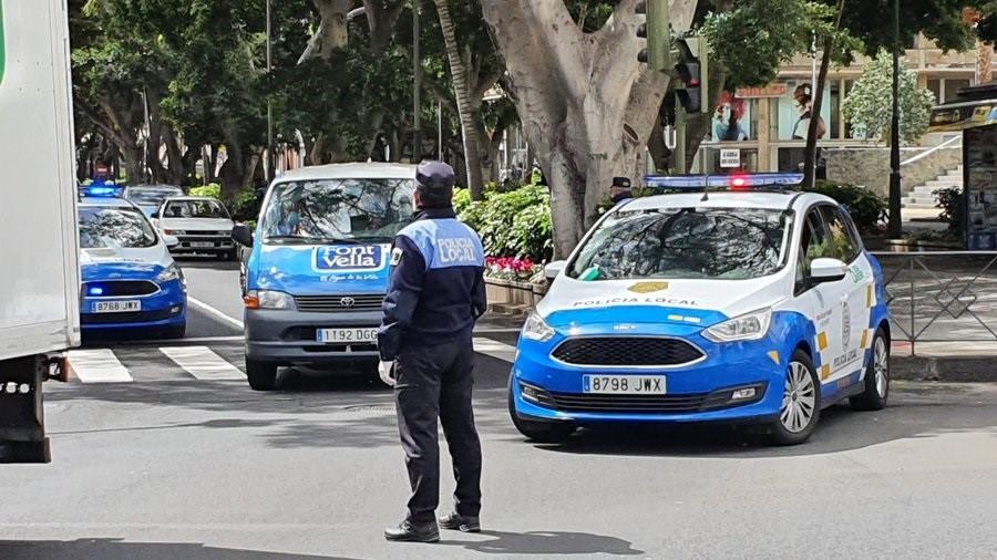 Control de la Policía Local durante el estado de alarma