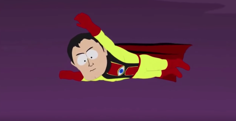 El personaje de South Park, capitán a posteriori
