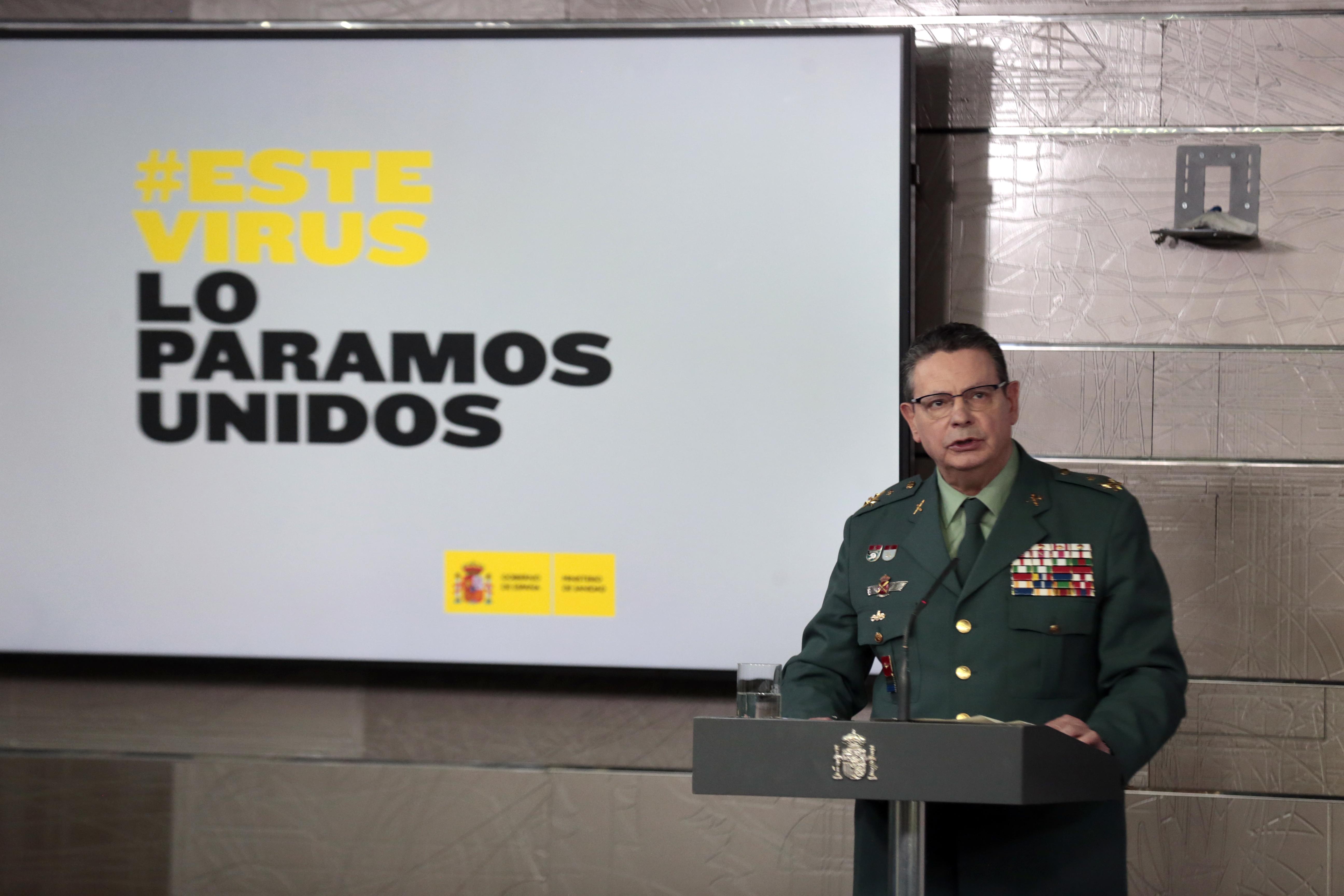 El teniente general Laurentino Ceña interviene comparecencia informar datos