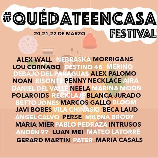 quedate en casa festival