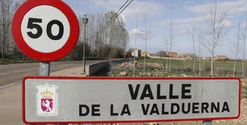 Carretera entrada a Valle de la Valduerna. Twitter