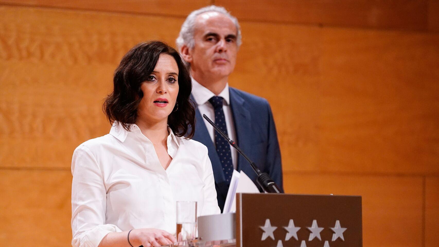 La presidenta de la Comunidad de Madrid, Isabel Díaz Ayuso