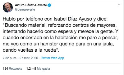 Tuit Pérez Reverte Ayuso