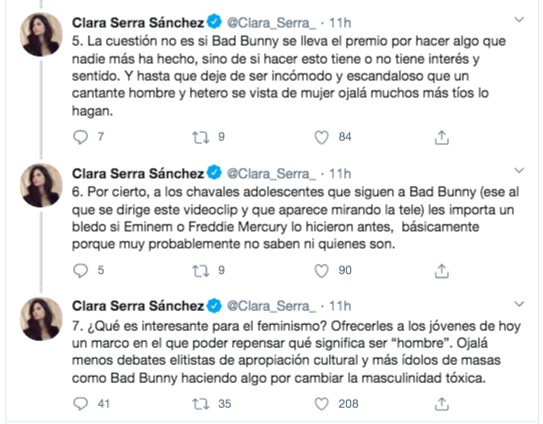 Tuit Clara Serra Bad Bunny 2 Tuit Clara Serra Bad Bunny 2
