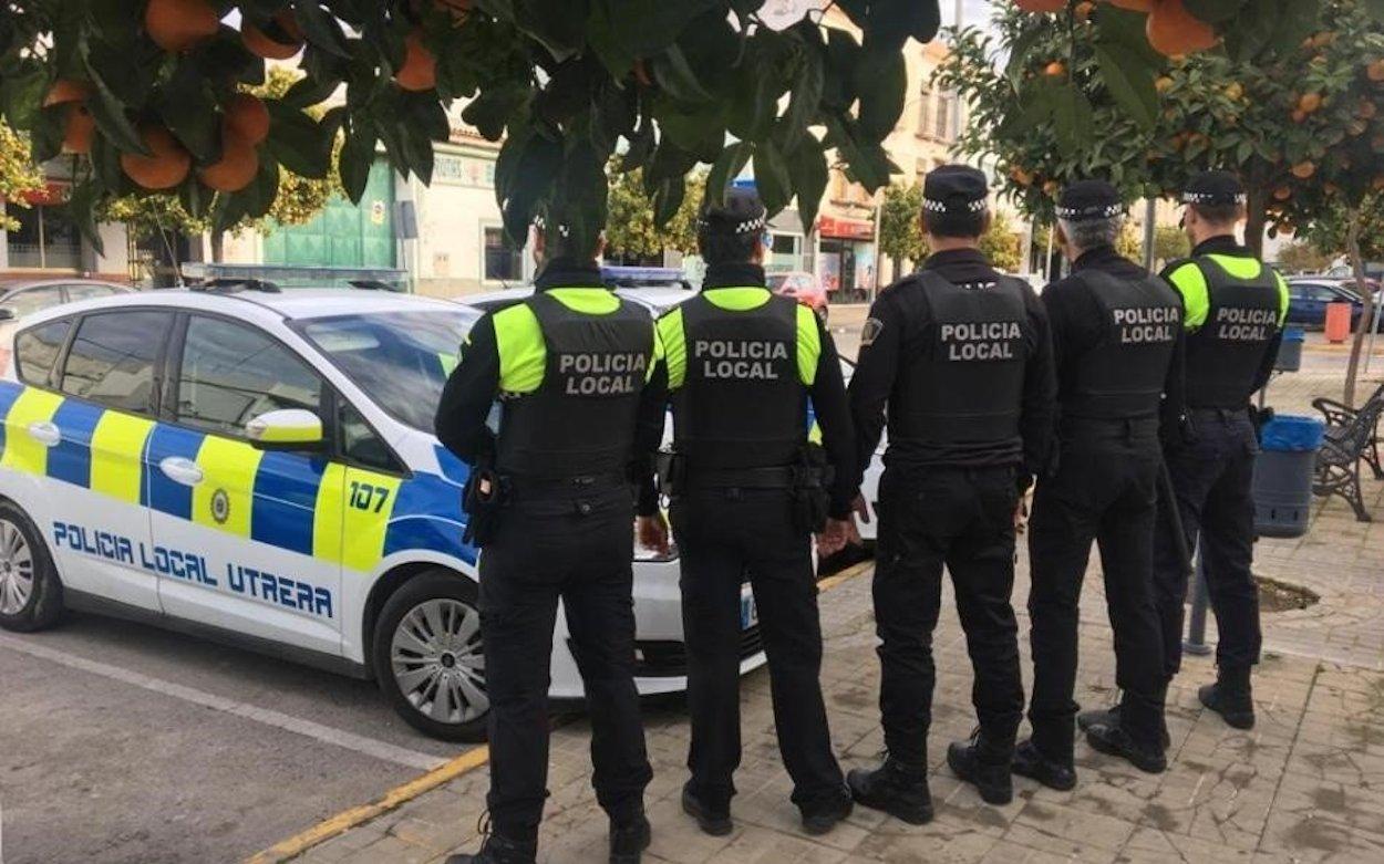 Agentes de la Policía Local de Utrera.