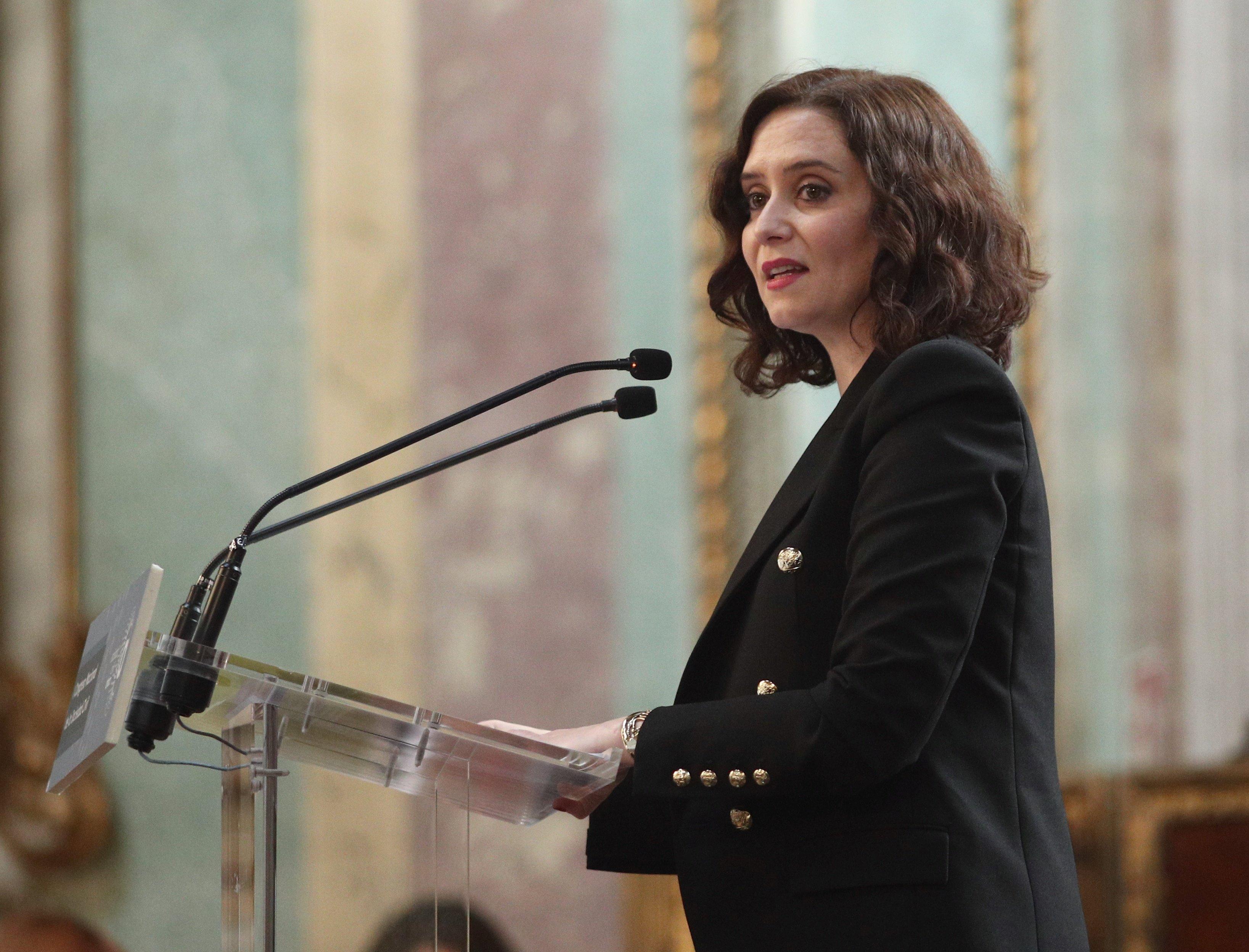 La presidenta de la Comunidad de Madrid, Isabel Díaz Ayuso. Fuente: EP.