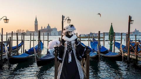 El Carnaval de Venecia fue suspendido por la crisis del coronavirus en Italia