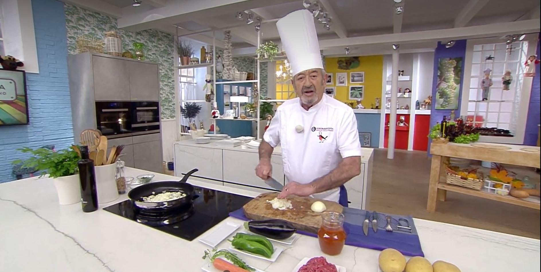 El cocinero Karlos Arguiñano en su programa de Antena 3