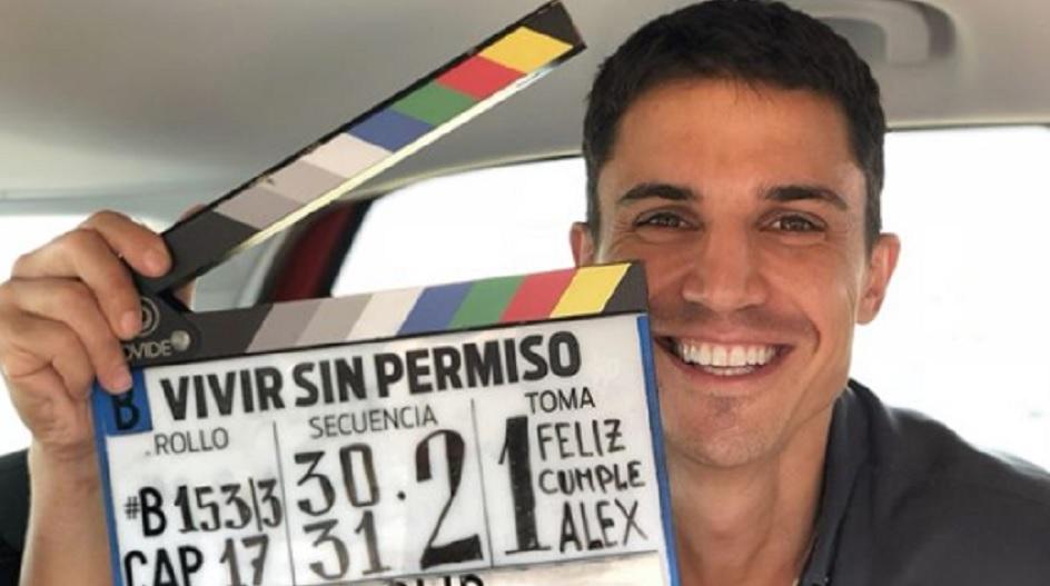 El actor Álex González en una foto difundida en su cuenta en Instagram