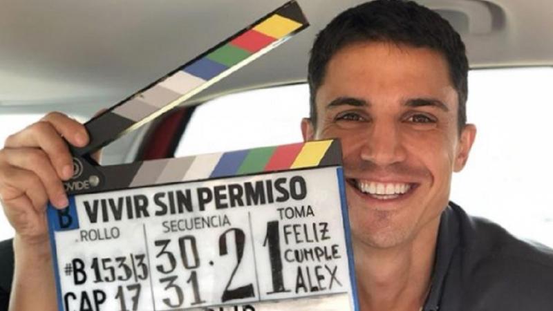 El actor Álex González en una foto difundida en su cuenta en Instagram