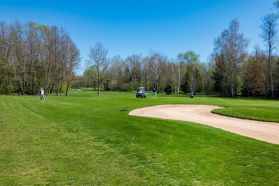 Imagen de archivo de un campo de golf