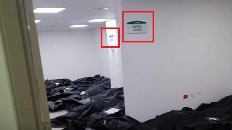 Foto señales hospital de Guayaquil con cadáveres amontonados. Maldita Hemeroteca